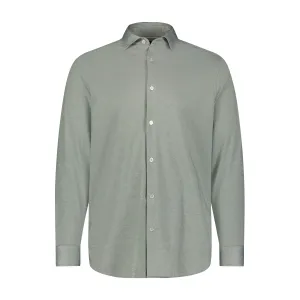 Micro Melange Knit Shirt