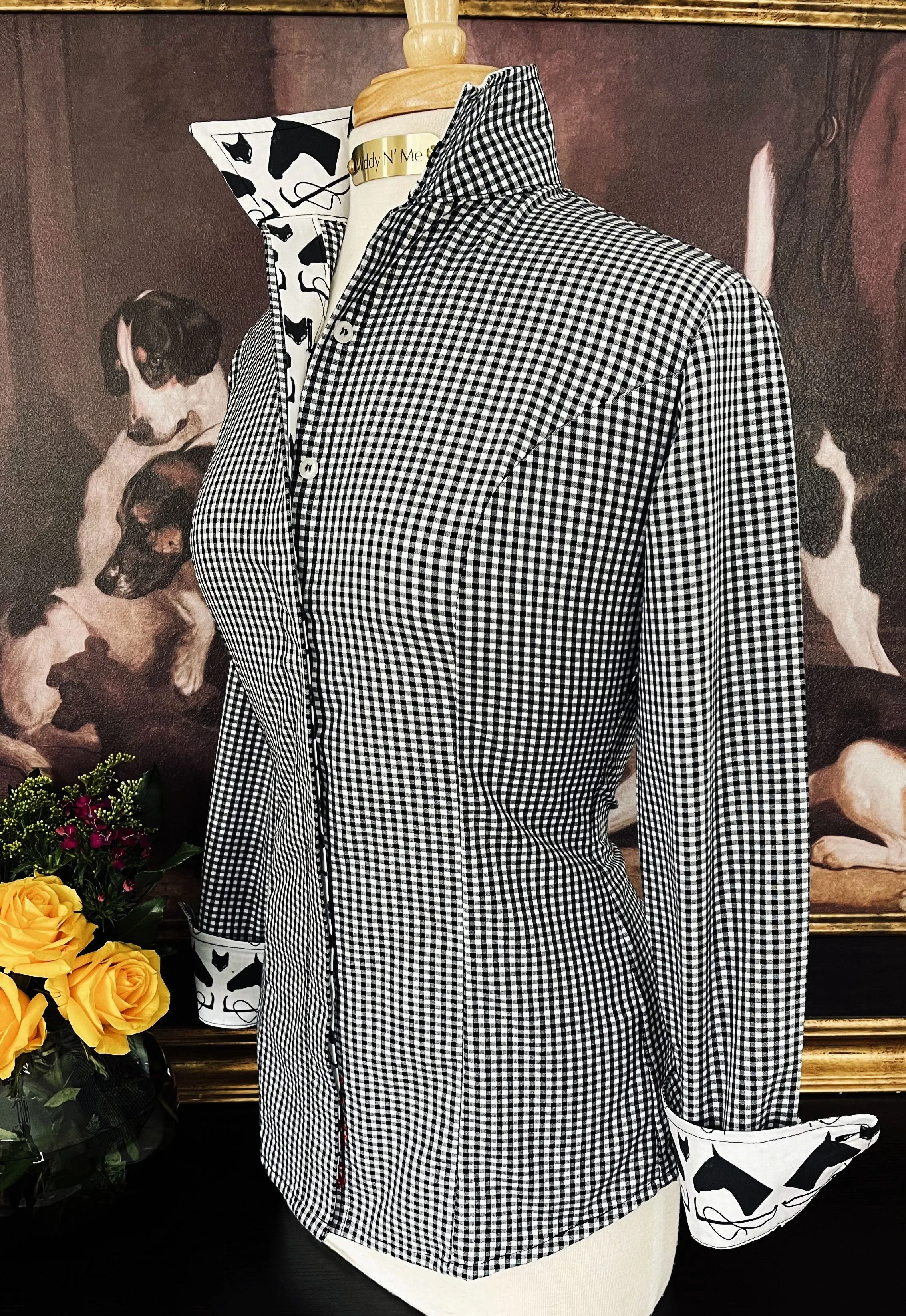 MILLBROOK ON BLACK GINGHAM