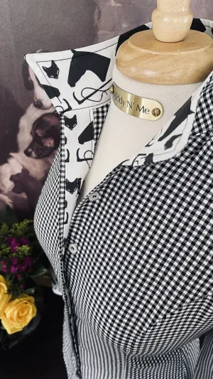 MILLBROOK ON BLACK GINGHAM