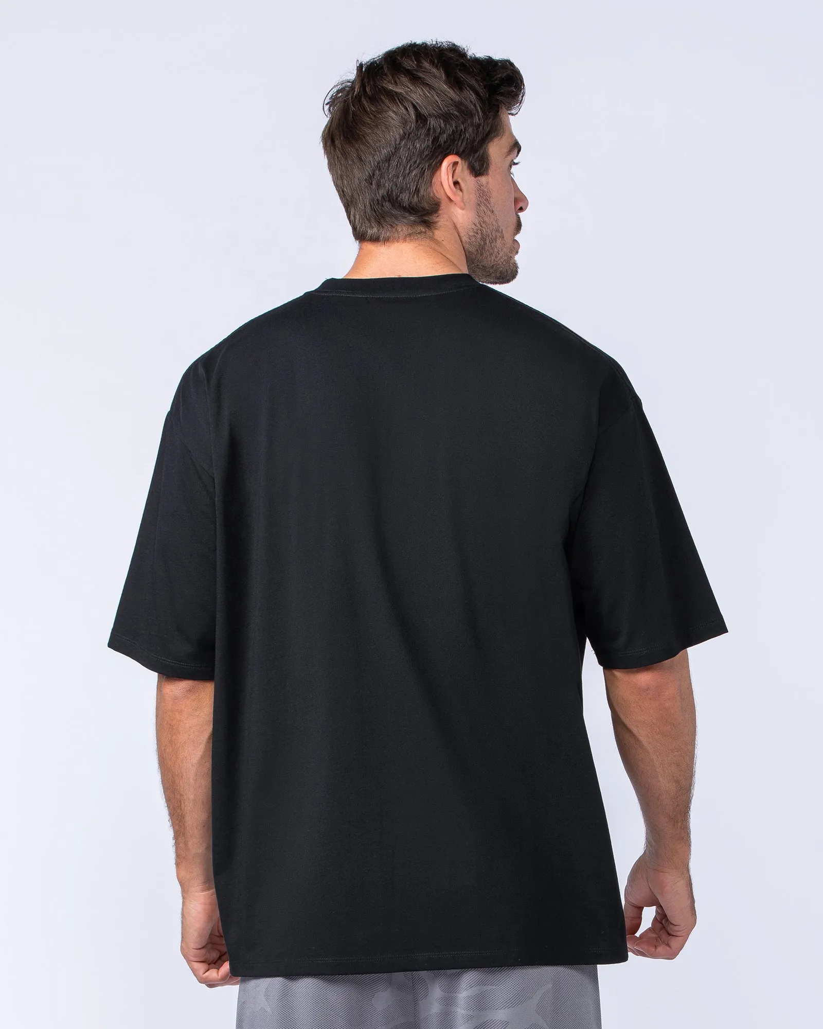 MN Varsity Oversized Tee - Black