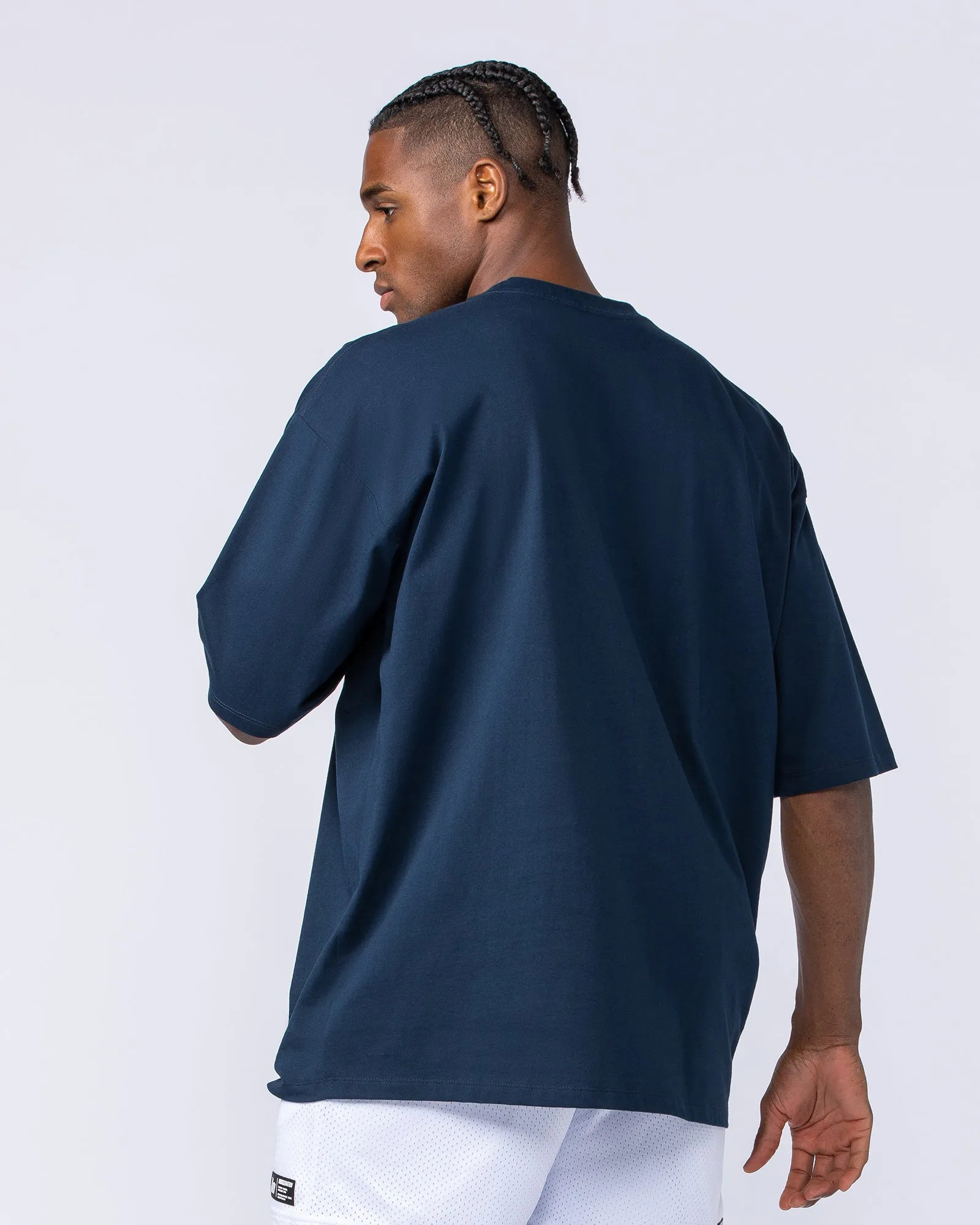 MN Varsity Oversized Tee - Navy