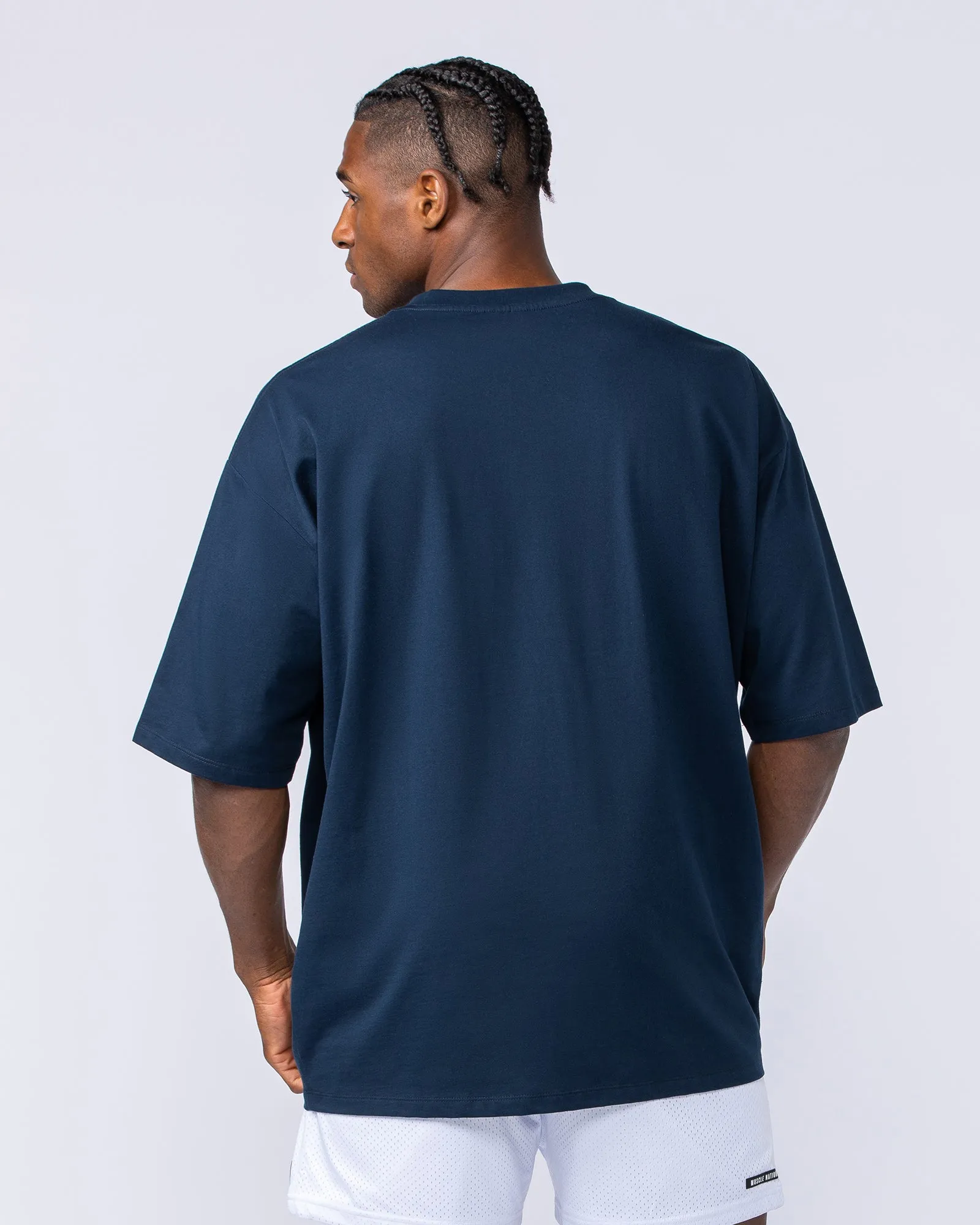 MN Varsity Oversized Tee - Navy