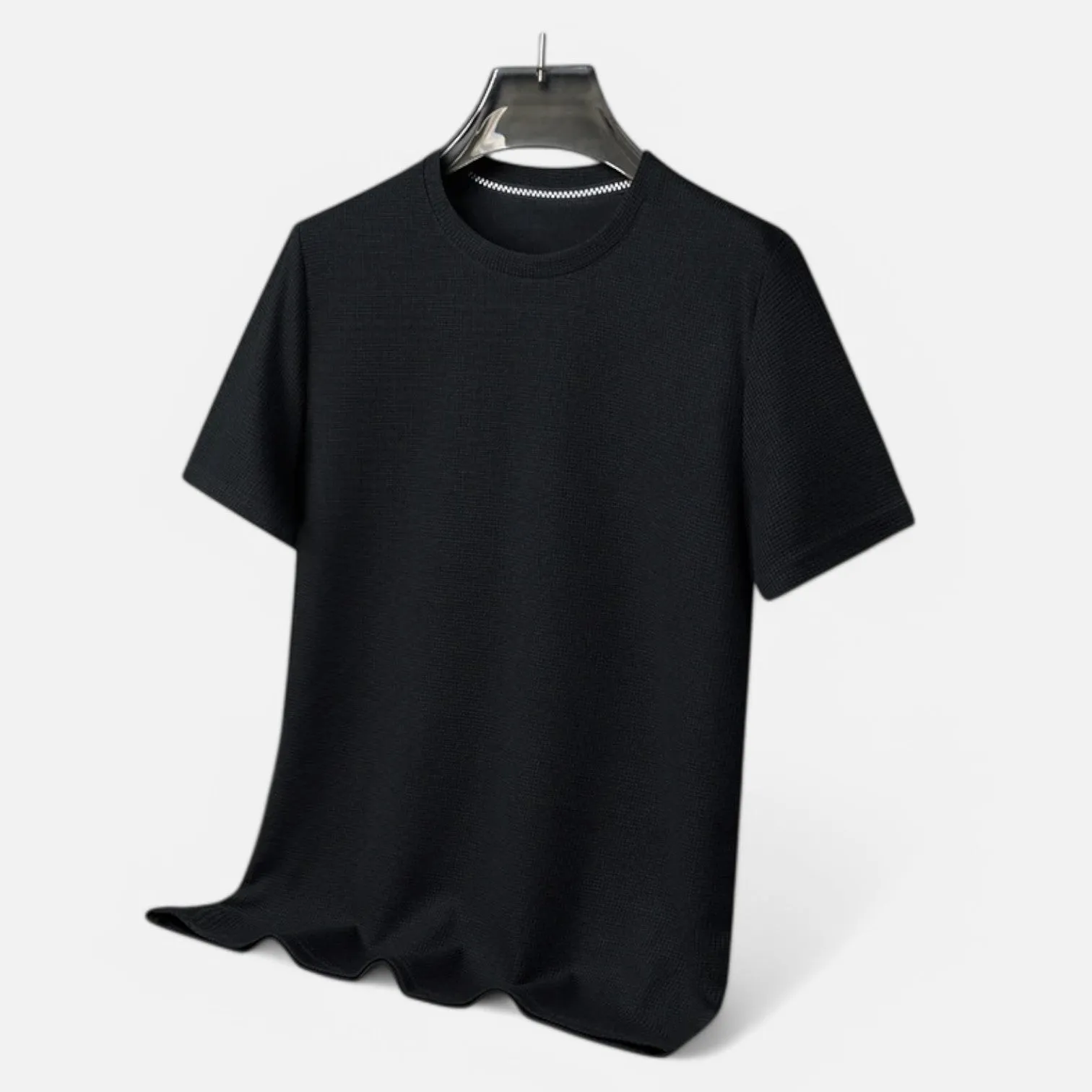 Monacogents | Men's Summer Waffle T-Shirt – Breathable, Short Sleeve, Casual Fit