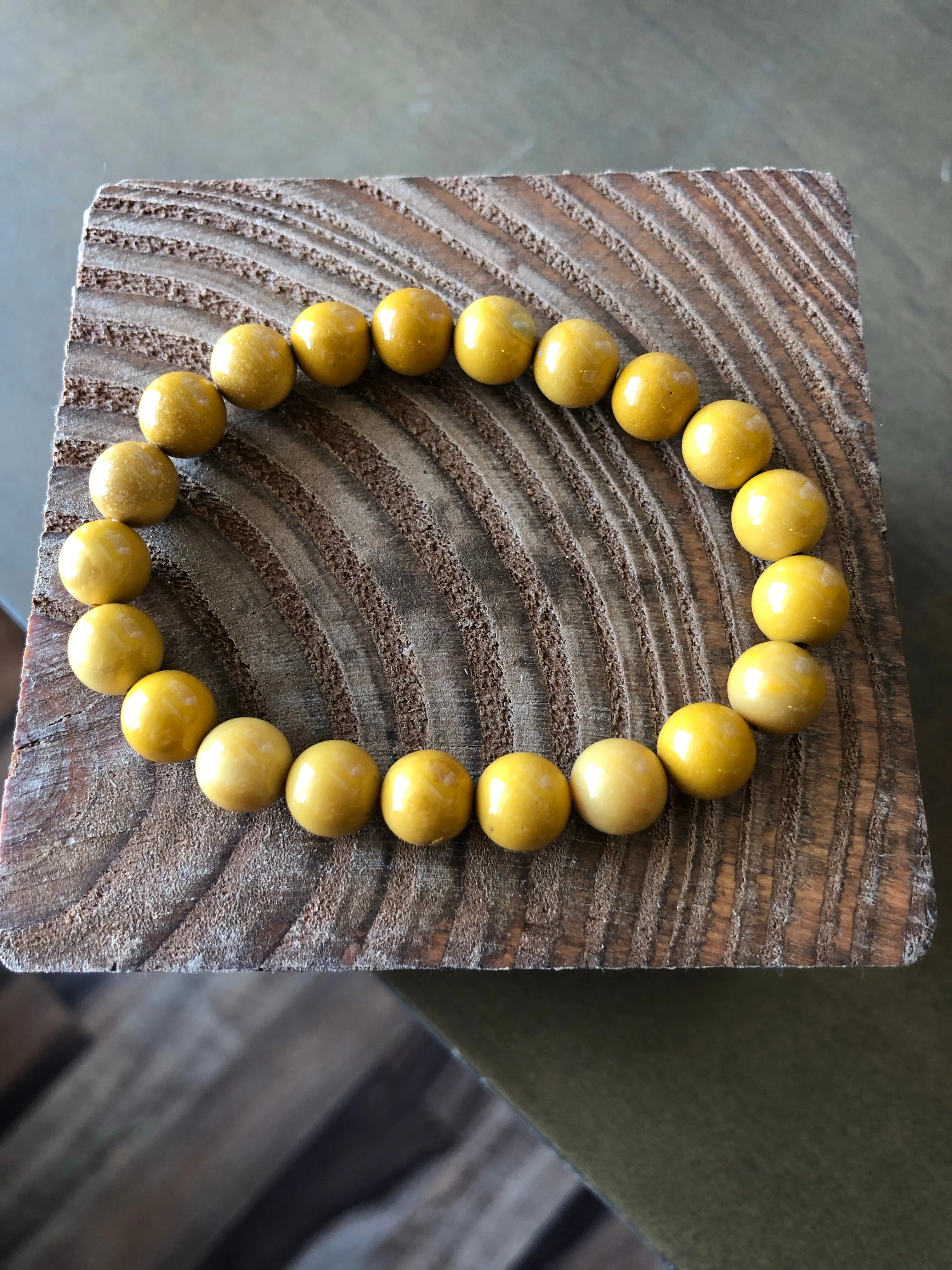 Mookaite stretch bracelet