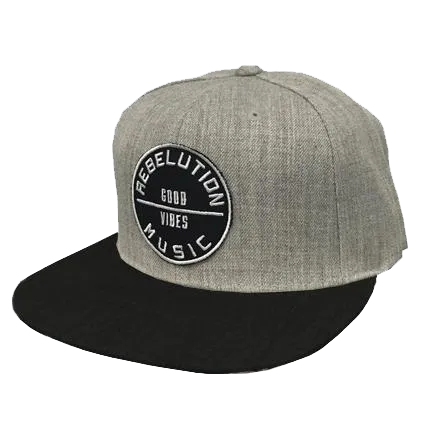Music Snapback (Black & Grey)