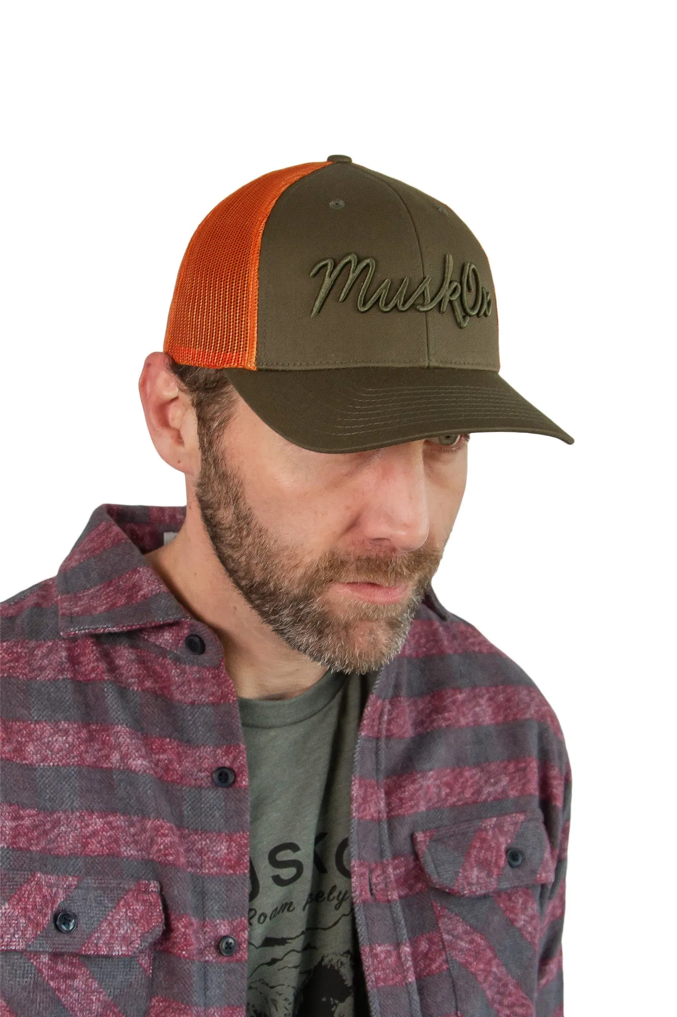 MuskOx Embroidered Trucker Hat