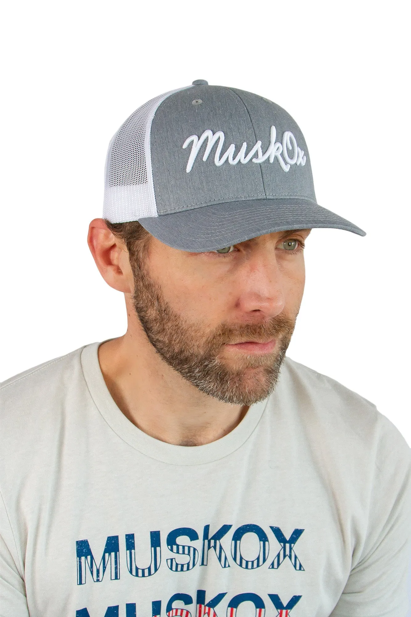 MuskOx Embroidered Trucker Hat