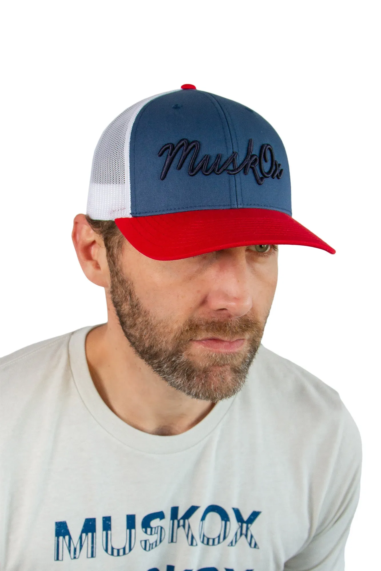 MuskOx Embroidered Trucker Hat