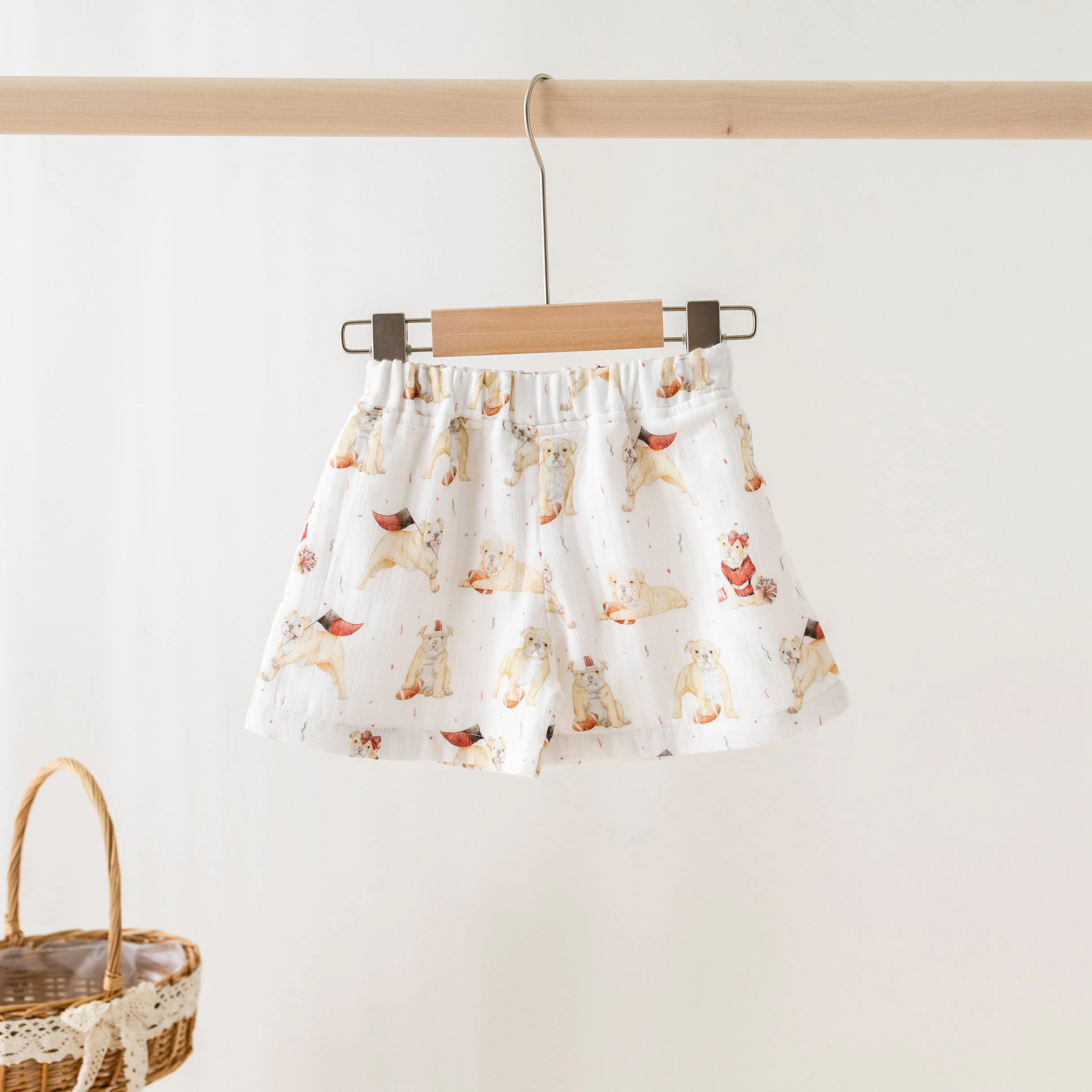 MVP: Mississippi Bulldogs Organic Muslin Shorts