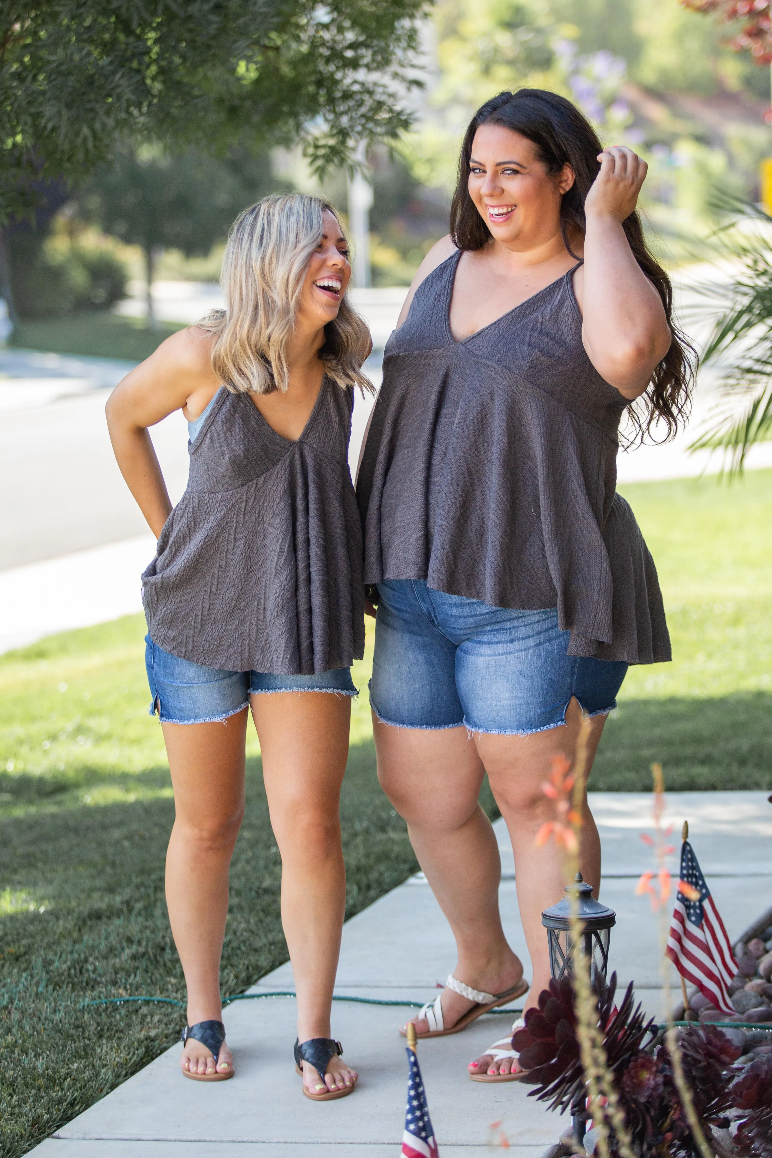 My Charcoal Empire Sweater Tank