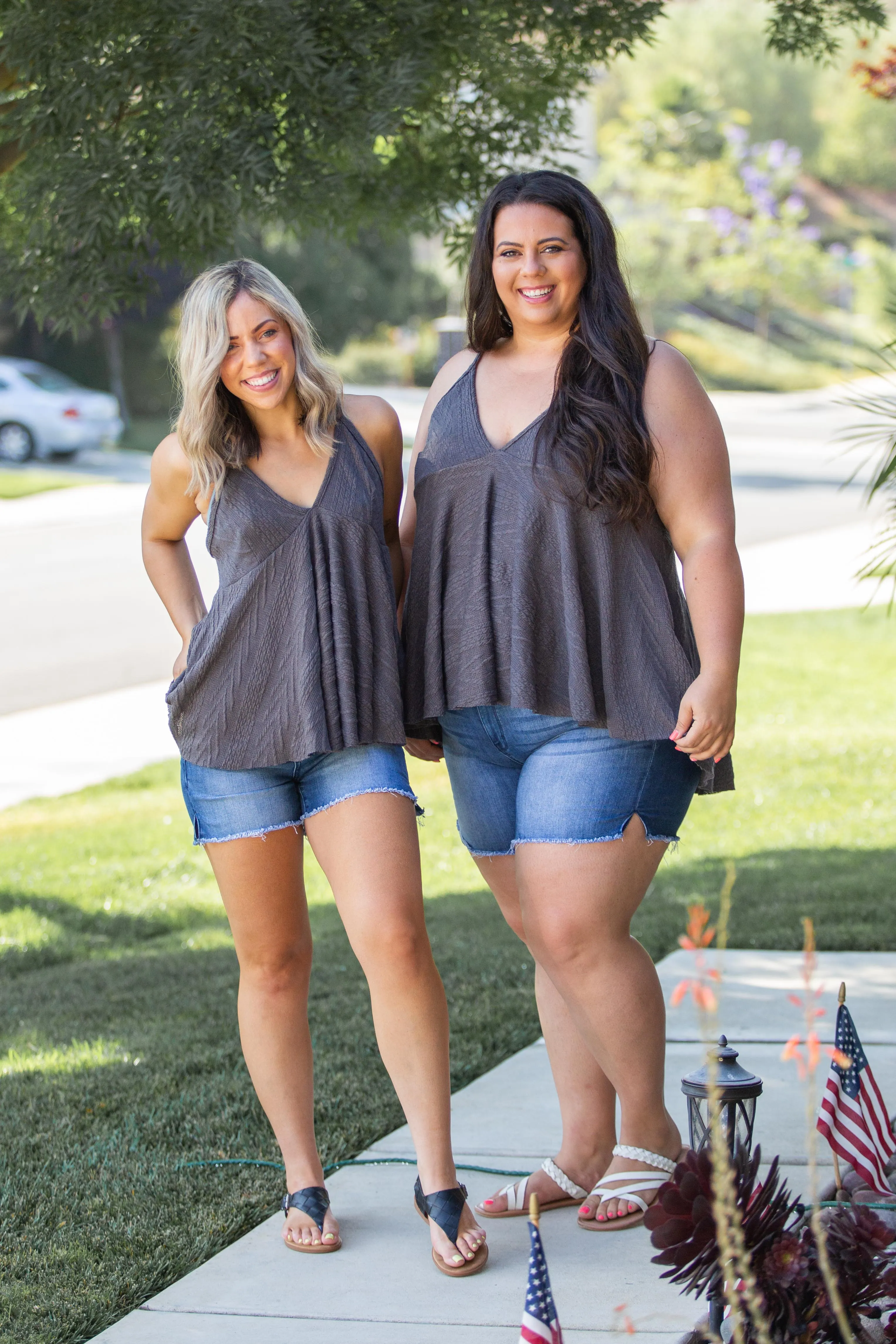 My Charcoal Empire Sweater Tank