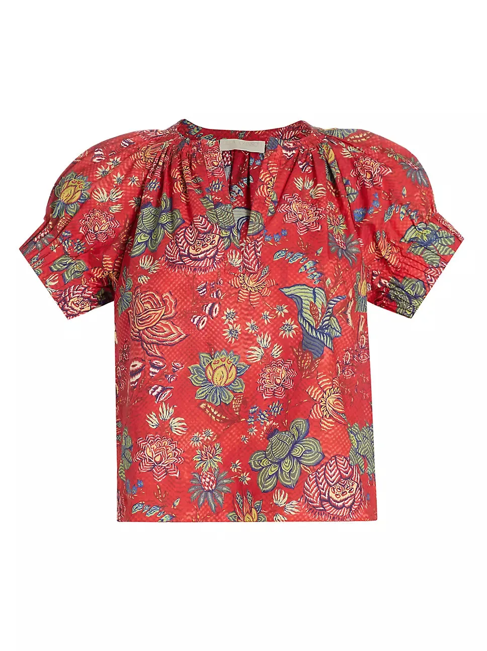 Naomi Top in Hibiscus