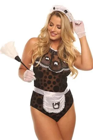 Naughty French Maid 4 Pc Set