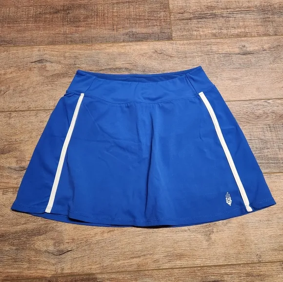 NEW Free People Never Better Volley Skort in Blue Size Small