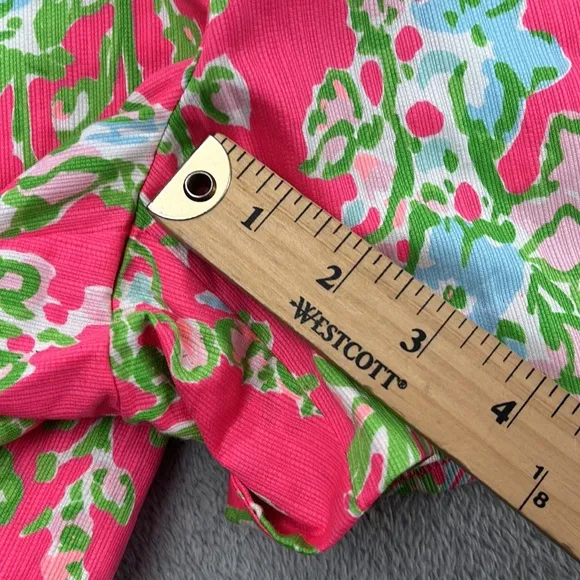 NEW Lilly Pulitzer 4 100% Cotton Pink Floral Women's Shorts