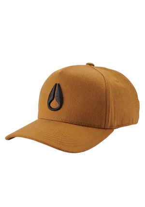 Nixon Deep Down Athletic Snapback Hat - Brown / Black