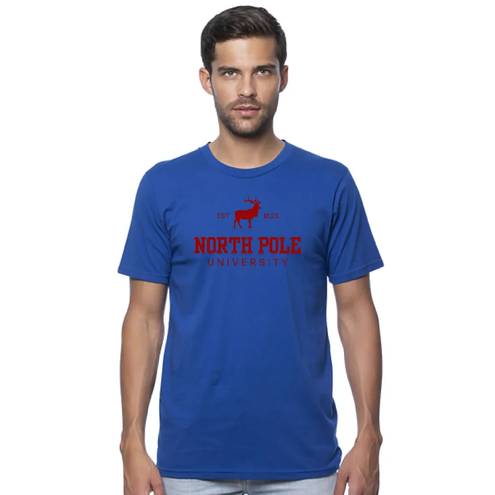 North Pole University Organic Cotton Mens Tee