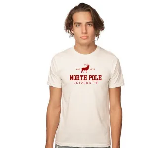 North Pole University Organic Cotton Mens Tee