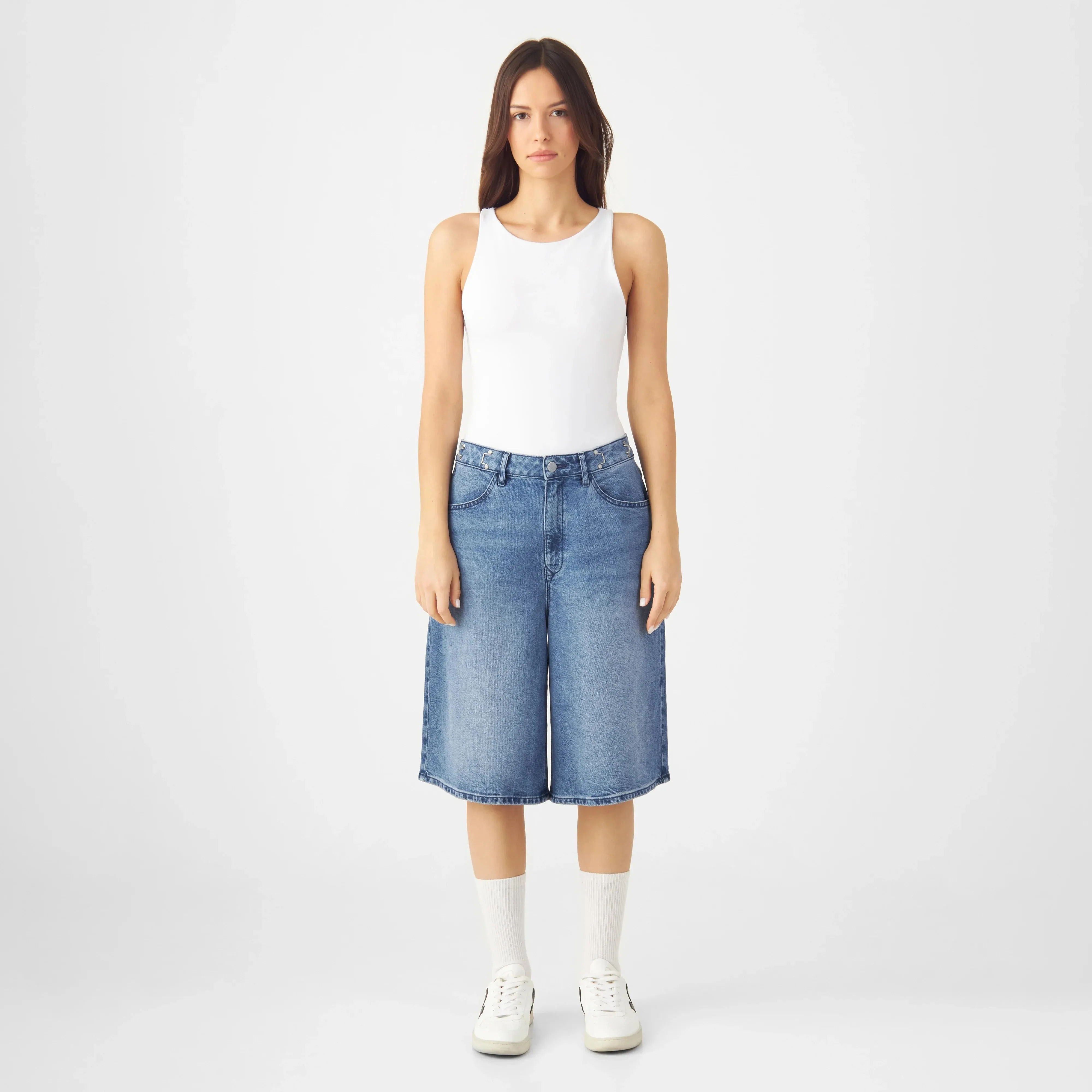 Novi Minimal Stretch Baggy Bermuda Shorts