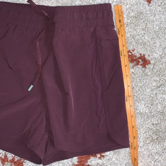 NWOT- Johnny was- Calme- Running Shorts- Choc Cranberry- Lrg- Lined &amp; Drawstring
