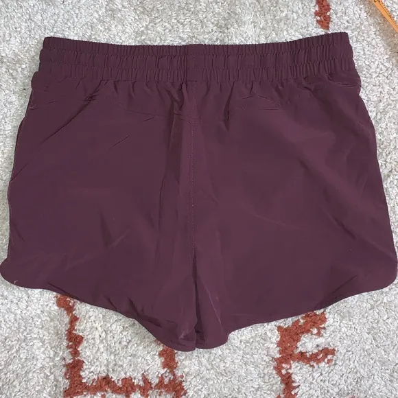 NWOT- Johnny was- Calme- Running Shorts- Choc Cranberry- Lrg- Lined &amp; Drawstring