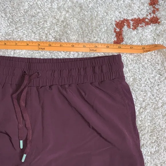 NWOT- Johnny was- Calme- Running Shorts- Choc Cranberry- Lrg- Lined &amp; Drawstring