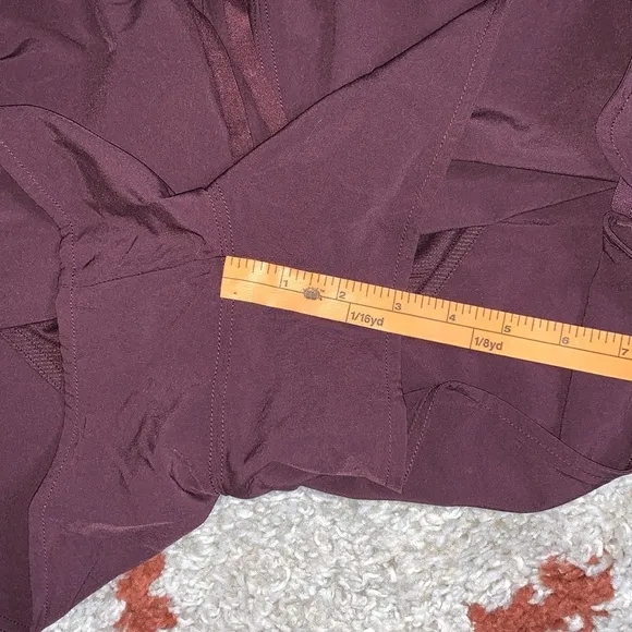 NWOT- Johnny was- Calme- Running Shorts- Choc Cranberry- Lrg- Lined &amp; Drawstring