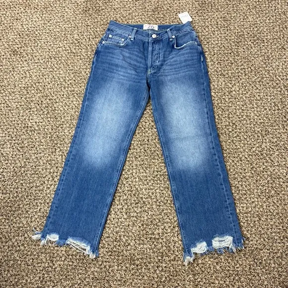 NWT FP We the Free Maggie Mid-rise Straight leg Jeans