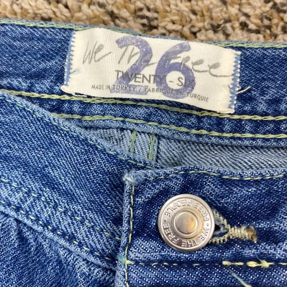 NWT FP We the Free Maggie Mid-rise Straight leg Jeans