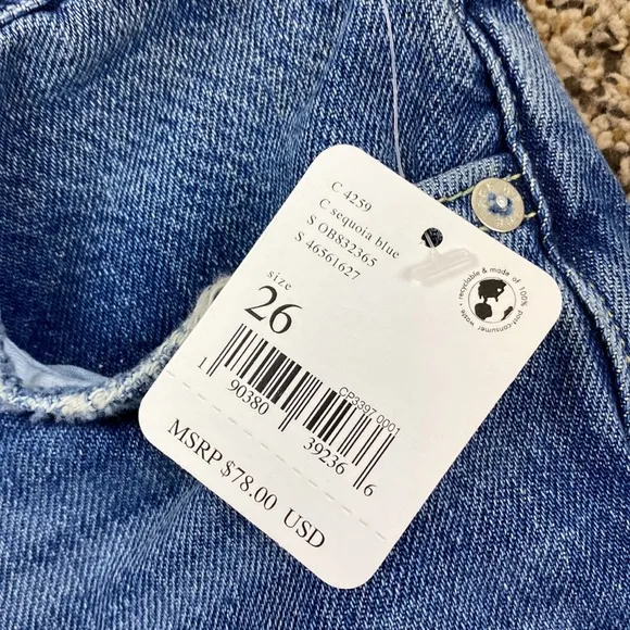 NWT FP We the Free Maggie Mid-rise Straight leg Jeans