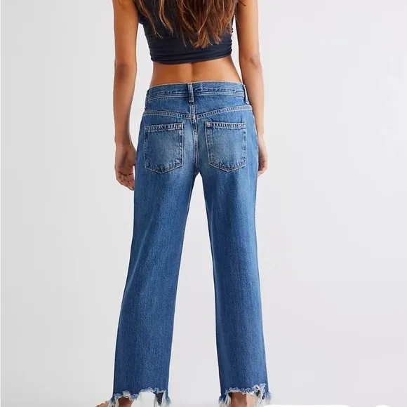 NWT FP We the Free Maggie Mid-rise Straight leg Jeans
