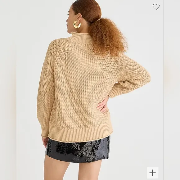 NWT J. Crew Relaxed Rollneck sweater, XXS