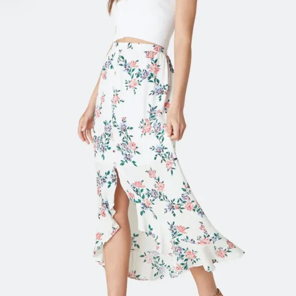 NWT Jack by BB Dakota In Full Bloom high low skirt