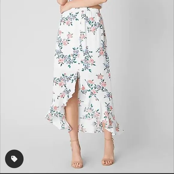 NWT Jack by BB Dakota In Full Bloom high low skirt