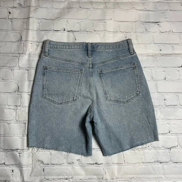 NWT Madewell High-rise Mid-length denim shorts size 27