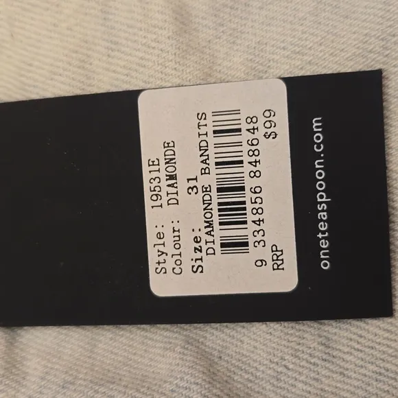 NWT One Teaspoon Bandit Jean Shorts In Size 31