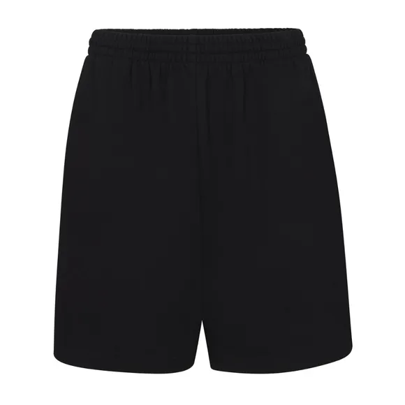 NWT SKIMS BOYFRIEND FLEECE SHORT IN ONYX