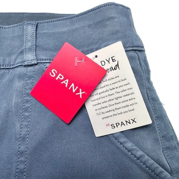 NWT!  Spanx | Women | Slate Blue 5 Inch Stretch Twill Shorts | Size XS