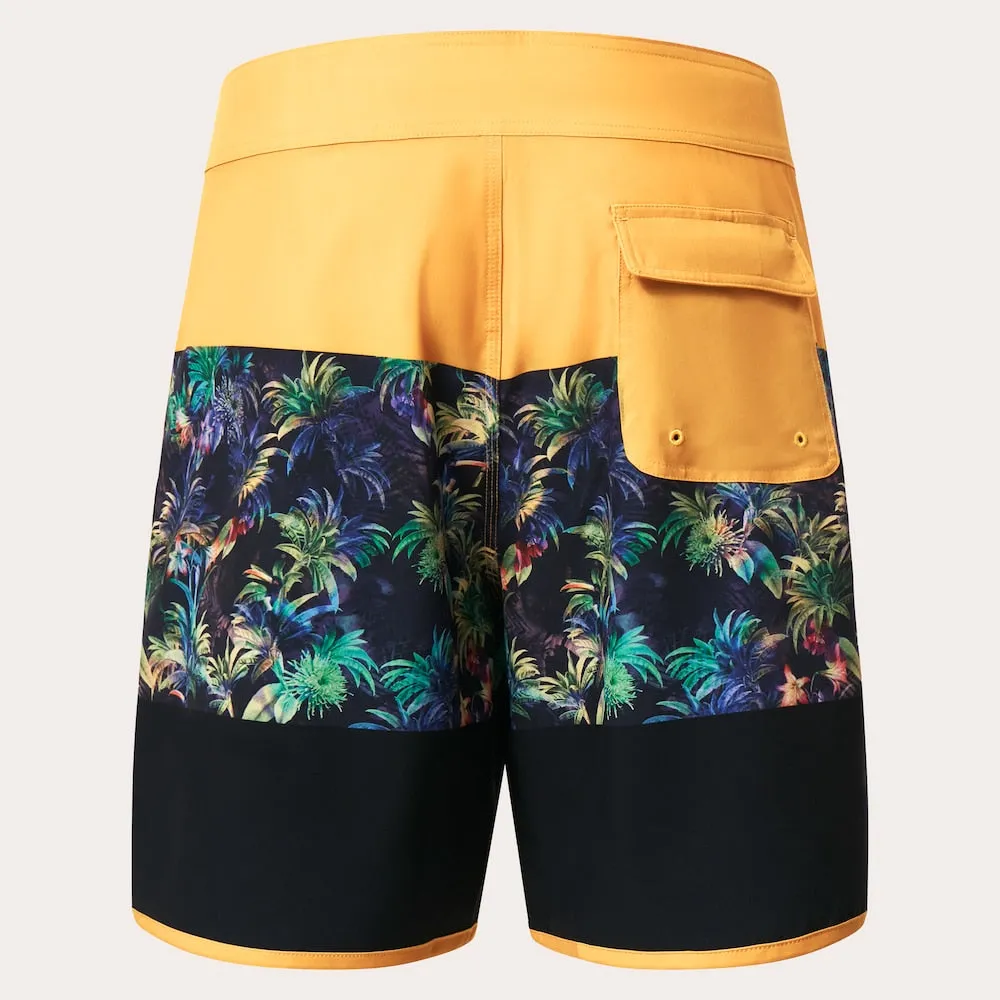 Oakley Neo Palms 19 Boardshort - Yellow Palm Block Print