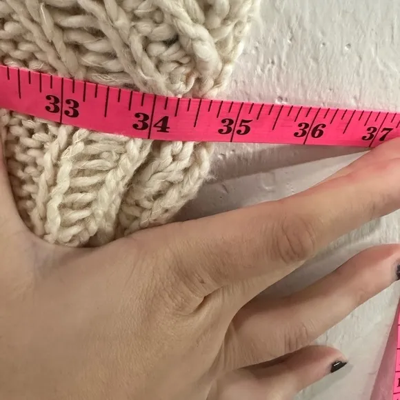 Oliviaceous 100% cotton oversized knit sweater