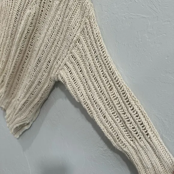 Oliviaceous 100% cotton oversized knit sweater