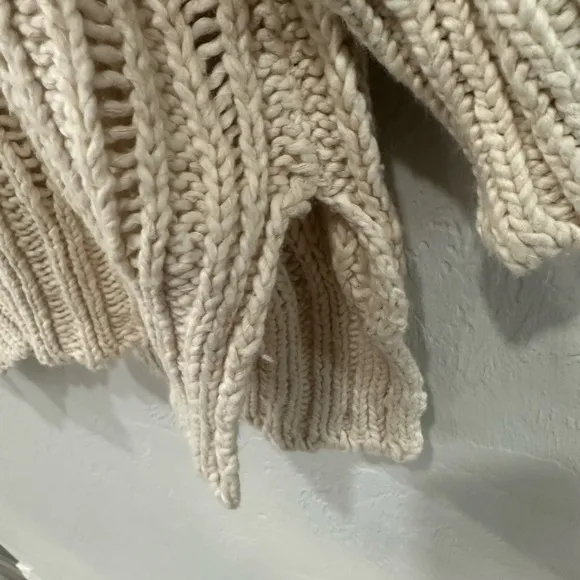 Oliviaceous 100% cotton oversized knit sweater