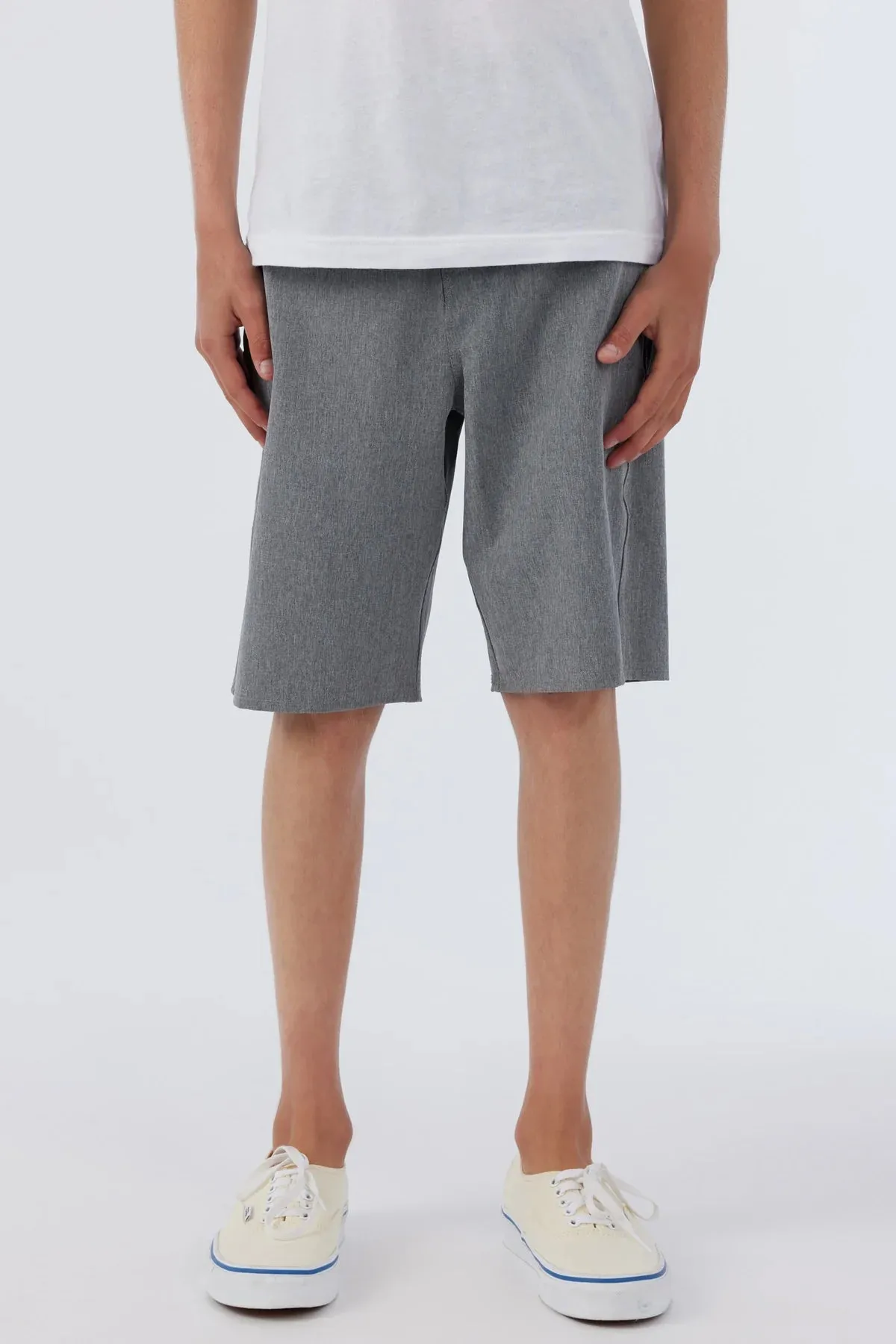 O'Neill Youth Boys Reserve Heather 18'' Hybrid Short - Grey
