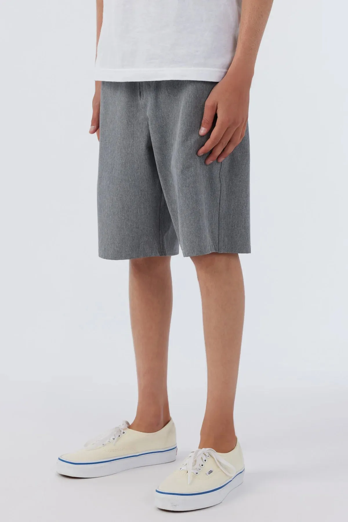 O'Neill Youth Boys Reserve Heather 18'' Hybrid Short - Grey