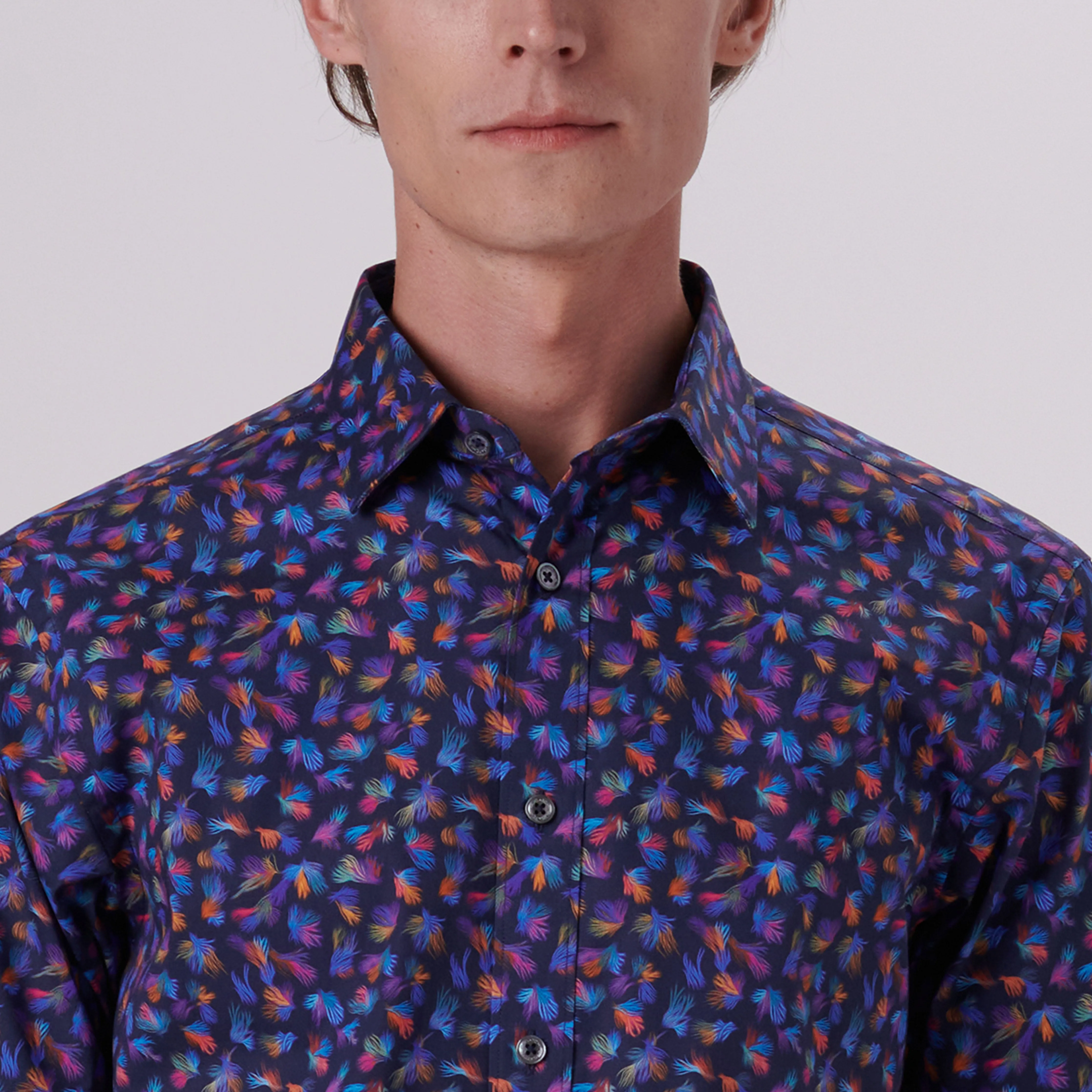 Orson Sea Lace Print Short Sleeve Shirt