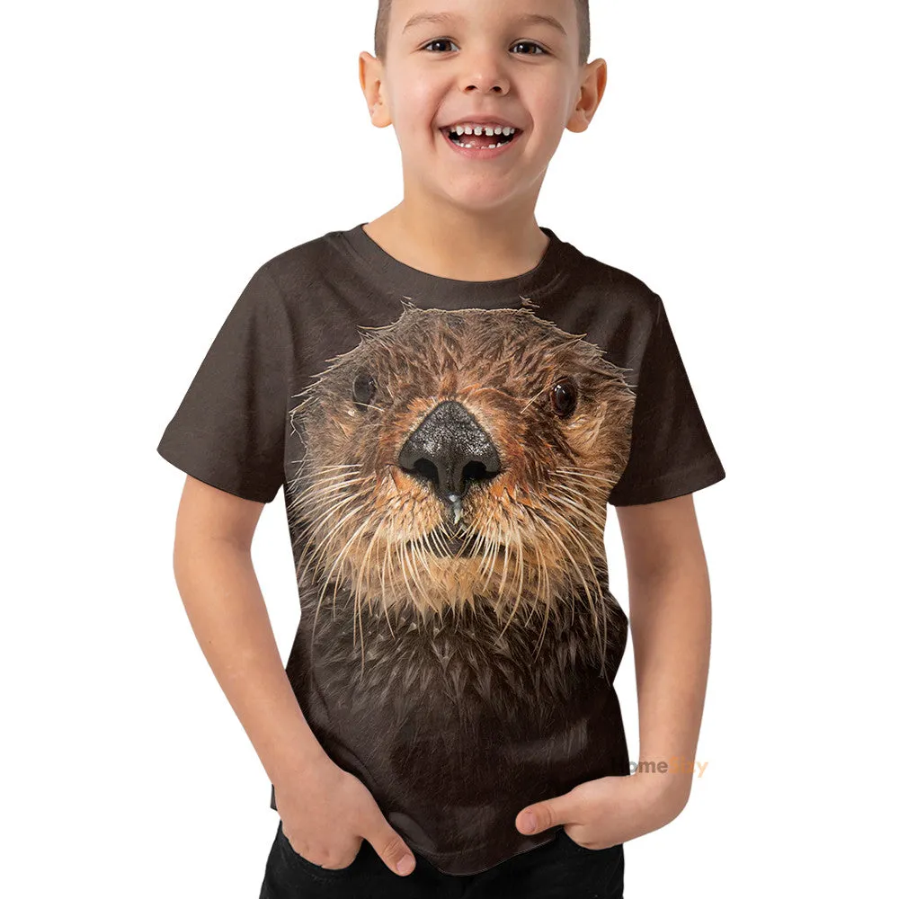 Otter - 3D Kid Tshirt QT212090Hf