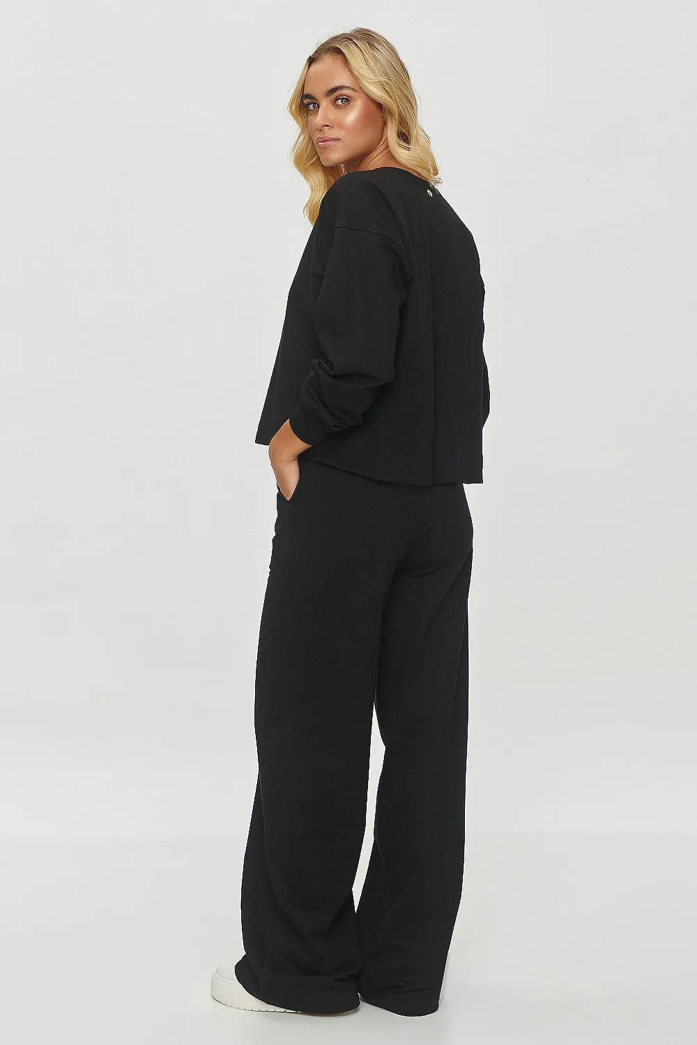 Oversized Luxe Sweatshirt Trousers Set