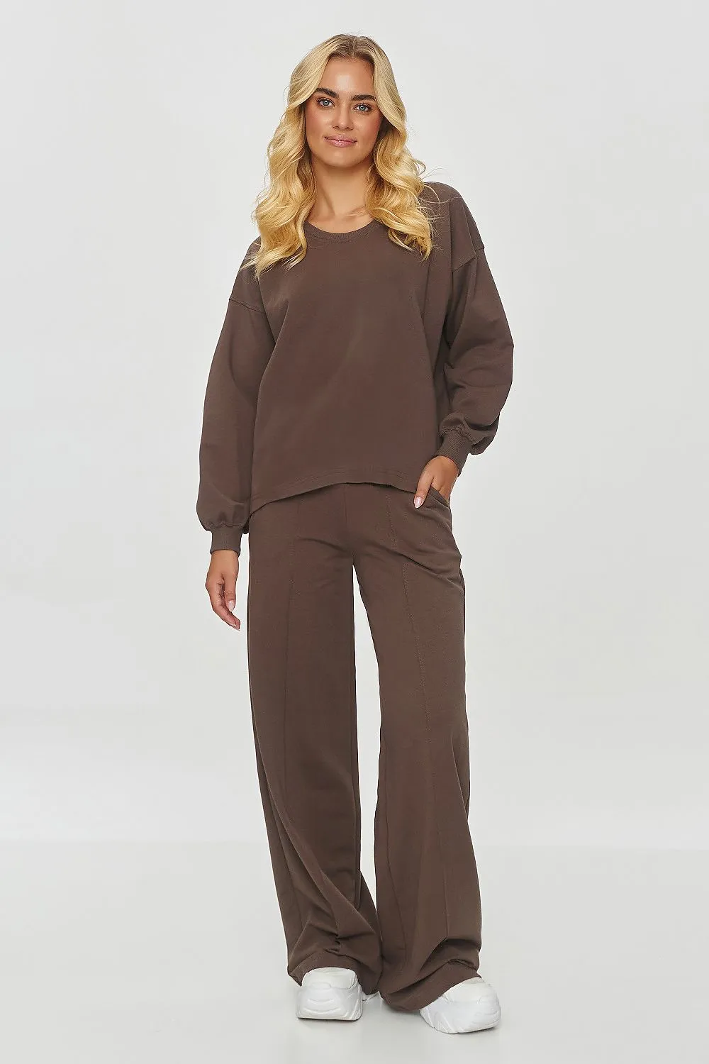 Oversized Luxe Sweatshirt Trousers Set