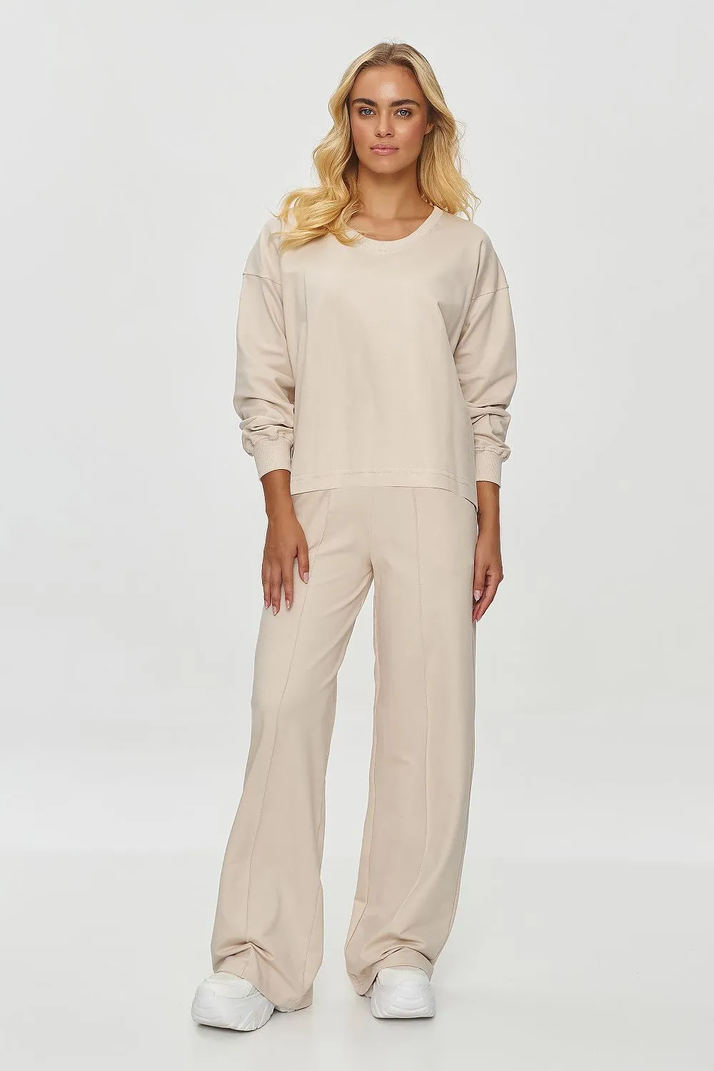 Oversized Luxe Sweatshirt Trousers Set