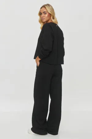 Oversized Luxe Sweatshirt Trousers Set